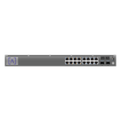 Switch Gigabit PoE+ Administrable / 16 Puertos 10/100/1000 Mbps / 2 Puertos SFP Uplink / Presupuesto PoE 120W / Gestión en la Nube