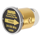 Elemento de 100 Watt en Línea 7/8\" para Wattmetro BIRD 43 en Rango de Frecuencia de 200 a 500 MHz.