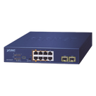 Switch PoE No Administrable / 2 Puertos 802.3bt 60W / 4 Puertos 802.3at 30W / 2 Puertos Gigabit TP / 2 Puertos SFP / 180W Total / 20Gbps