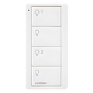 Control Inalámbrico de 4 Botones / 2 Zonas de Iluminación / Clear Connect RF / Alcance 18 m (59.1 ft) Línea de Vista / Batería 10 Años