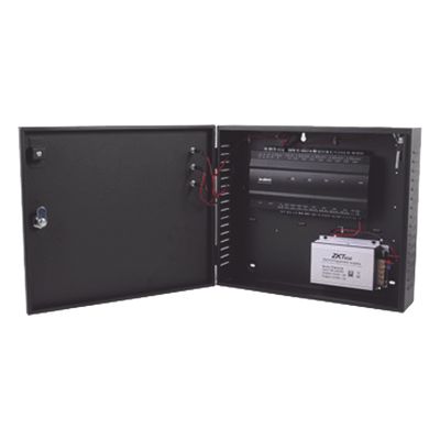 Controlador de Acceso 2 Puertas / 3,000 Huellas 30,000 Tarjetas / TCP/IP / Gabinete y Fuente 12V 5A
