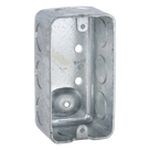 Caja de Conexión Tipo Chalupa / Acero Galvanizado / 4 x 2.125 in / Profundidad 1-7/8 in / 8 Entradas Conduit / 13.0 in³ / UL Listed