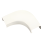 Curva de radio controlado, para uso con canaleta LD3, material ABS, Color Blanco Mate