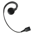 Auricular de Gancho / Altavoz Giratorio 360° / Cable de Fibra Trenzada / Conector SNAP / Compatible con Micrófono de Solapa Serie SNAP