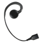 Auricular giratorio con gancho en forma de \"G\" con cable de fibra trenzada y conector SNAP.  Requiere micrófono de solapa de 1 o 2 hilos de la Serie SNAP.