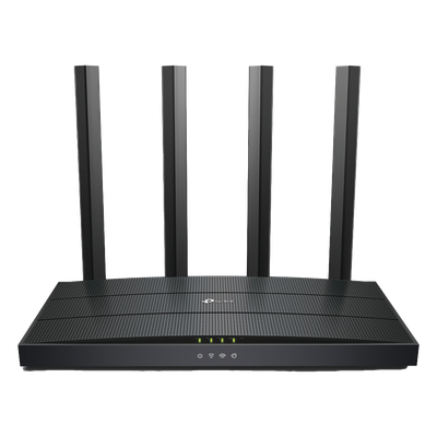 Router WiFi 6 AX 1500Mbps / MU-MIMO 2X2 y OFDMA / 1 Puerto WAN 10/100/1000 Mbps / 3 Puertos LAN 10/100/1000 Mbps / 4 Antenas / Conexión Inalámbrica OneMesh