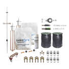Kit de Protección Contra Rayos / Torre 9 m (29.5 ft) / Electrodo de Cobre Electrolítico / Pararrayos de Aluminio con Ionización / Filtro Equipotencial / Compuesto Reactivador