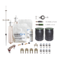 Kit de Protección Contra Rayos / Torre 9 m (29.5 ft) / Electrodo de Cobre Electrolítico / Pararrayos de Aluminio con Ionización / Filtro Equipotencial / Compuesto Reactivador