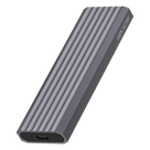 Carcasa SSD M.2 NVMe / USB 3.2 Gen2 Type-C / 10 Gbps / 4 Formatos M.2 / Aluminio con Disipación Térmica / 112.5 mm