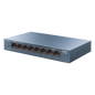 Switch de escritorio Gigabit de 8 puertos 10/100/1000Mbps, carcasa metálica