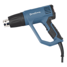Pistola de Calor / 1600 W / 3 Niveles de Temperatura / 550 °C / 110 VCA / 2 Boquillas