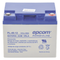 Batería 12 Vcc / 40 Ah / UL / Tecnología AGM-VRLA / Para uso en equipo electrónico Alarmas de intrusión / Incendio/ Control de acceso / Video Vigilancia / Terminales tipo M6 ( HEX ) / Cargador reco