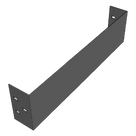 Placa de Cierre para Escalera de Aluminio / Peralte 3 1/4\" / Ancho 12\" / Incluye Tornillería / Interior y Exterior