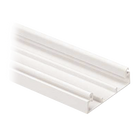 Base para Canaleta / PVC Rígido / 60.3 x 18.5 x 2400 mm / UL94V-0 / Diseño Dos Caras / Color Blanco Mate