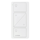 Control Inalámbrico de Iluminación / 4 Botones / RF 431-437 MHz / Alcance 18 m (59 ft) / Batería 10 Años / Blanco Brillante