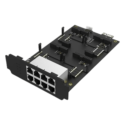 Placa de Expansión para PBX Yeastar / 8 Puertos RJ11 y 4 Slots Modulares / Compatible P560 y P570