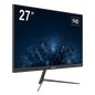 Monitor LED Full HD (1080p) de 27\" / Bocinas Integradas / 100 Hz / Ideal para CCTV, Oficina y Hogar / Entrada HDMI-VGA / VESA (100 X 100) / Uso 24/7 / IPS / Ultra Delgado