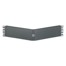 Panel de Relleno para Rack / 19 pulgadas / 2U / Diseño Angulado / Acero 16 Gauge / 482.6 x 88.1 mm