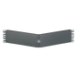 Tapa Ciega Para Rack Estándar de 19in, Angulado, de Acero, 2UR, Color Negro