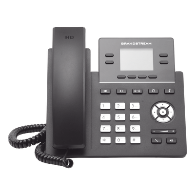 Teléfono IP Grado Operador, 4 líneas SIP, pantalla a color 2.4\", PoE, codec Opus, IPV4/IPV6 con gestión en la nube GDMS