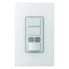 Interruptor de Pared con Sensor de Ocupación / Doble Tecnología PIR y Ultrasónico / Dos Circuitos Independientes / 120-277 V / Cobertura 81 m² (872.3 ft²)