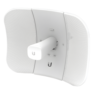 LiteBeam 2x2 MIMO airMAX AC GEN2 CPE hasta 450 Mbps, 5 GHz (5150 - 5875 MHz) con antena integrada de 23 dBi