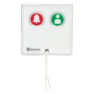 Módulo Asistencial para Hospital de Empotrar IP67 / Material ABS Antimicrobiano / Botón Cancelación / Indicador Luminoso de Alarma y Presencia / RS485 / Compatible Cajas Europeas y Americanas