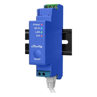 Relevador / Contacto Seco / Interruptor WIFI/ Industrial y residencial inteligente / Hasta 16A / Soporta Google y Alexa / Nube P2P y control Local / 1 canal y puerto ethernet