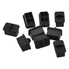 Protectores Anti-Polvo / Puerto SFP / Silicona / 25 Piezas / Negro