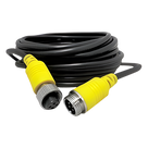Cable Extensor para Videovigilancia Móvil / 7 m (23 ft) / Conector Aviación / Video Audio Voltaje / Analógico y AHD / 5.5 mm
