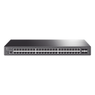 Switch Administrable Gigabit / 48 Puertos RJ45 / 4 Puertos SFP 1G / 104 Gbps / Sin Ventilador / PoE No Incluido