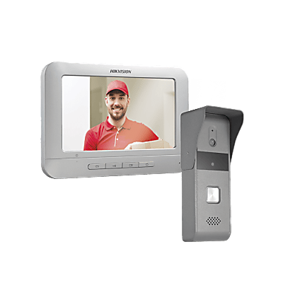 Kit de Videoportero Analógico con Pantalla LCD a Color de 7\" / Frente de Calle para Exterior IP65 / Salida de Relevador