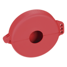 Dispositivo de Bloqueo LOTO / Válvulas de Compuerta / 3 a 6.5\" / Polipropileno / -40°C a 101°C / Rojo