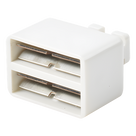 Clip de Puente / Para Regletas S66 / Conector SA-1 / Color Blanco / 1 Par
