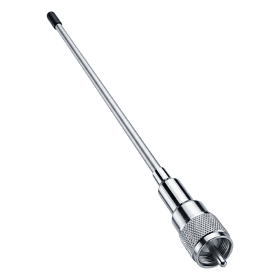 Antena VHF-UHF / 136-512 MHz / 2.1 dBi / 200W / PL-259 Macho / 55.8 cm / Omnidireccional