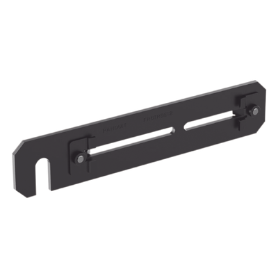Soporte de Montaje a Techo, para Canaletas FiberRunner 4X4 o 6x4, Uso con Varilla Roscada de 1/2\", Color Negro