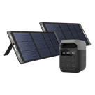 Kit de Energía Portátil / Batería LiFePO4 1024 Wh / Salida AC 1800W / Panel Solar 200W / Tecnología X-Boost 2600W / UPS Ultrarrápido