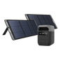 Kit de Energía Portátil / Batería LiFePO4 1024 Wh / Salida AC 1800W / Panel Solar 200W / Tecnología X-Boost 2600W / UPS Ultrarrápido