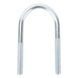 Abrazadera tipo U de 1 1/2\", con acabado Electro Zinc, no incluye tuercas y arandelas