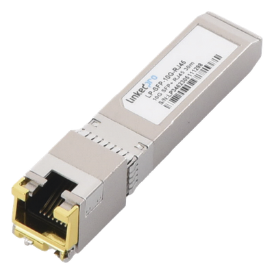 Transceptor Óptico SFP+ a RJ45 /10 Gbps / Conector RJ45 / 10GBASE-T / Distancia de hasta 30 m.