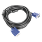 Extensión VGA / 5 m (16.40 ft) / HD15 Macho-Macho / Doble Blindaje / Full HD 1080p