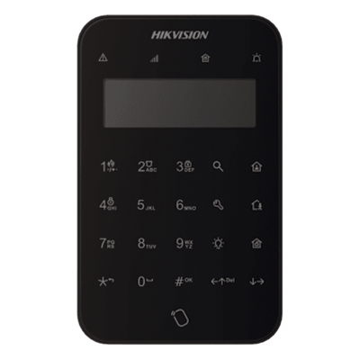 (AX PRO) Teclado Inalámbrico con Pantalla LCD para Armado y Desarmado / Color Negro / Funciones de Automatización para control de Relevadores