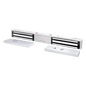 Chapa Magnética Doble / 600 lb (272 kg) por Puerta / 12/24 VDC Seleccionable / LED Bicolor / UL / Libre de Magnetismo Residual