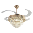 Ventilador de Techo con Luminario LED / 110 V CA 50/60 Hz / 88 W / 4500 lm / 2700-4000-6500 K / 3 Tonos de Luz / 1075 mm (3.5 pies) / 6 Velocidades / No Dimeable