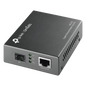 Convertidor Fibra Óptica Monomodo o Multimodo / 1 Puerto SFP 1000 Mbps / 1 Puerto RJ45 10/100/1000 Mbps / Plug and Play