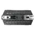Carro transportador / Cadena / 100 kg fuerza / 2.4-5 m altura / Riel tipo C / 120 VCA / -40°C a 65.5°C