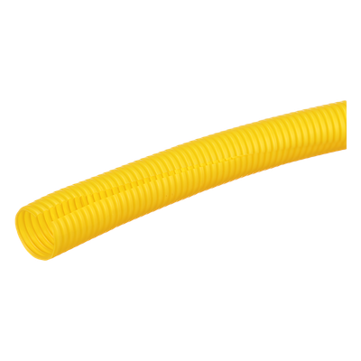 Tubo Corrugado Abierto Fiberrunner, para Protección de Cables, 1.50 in (38.1 mm) de Diámetro, 3.1 m de Largo, Color Amarillo