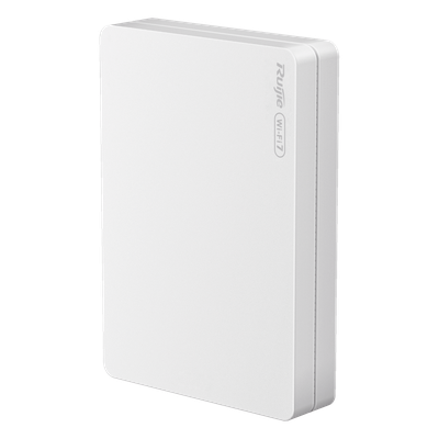 Punto de Acceso Mesh Wi-Fi 7 para interior en pared, hasta 512 usuarios ideal para Hotelería u Oficina.