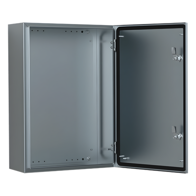 Gabinete de Acero Inoxidable 304L ASR IP66 400x300x150 mm (15.7 x 11.8 x 5.9 in) / 2 Cerraduras / Montaje Placa 2 mm