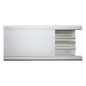 Canaleta de aluminio, 99 x 72 mm, tramo de 3m. (8101-80300)